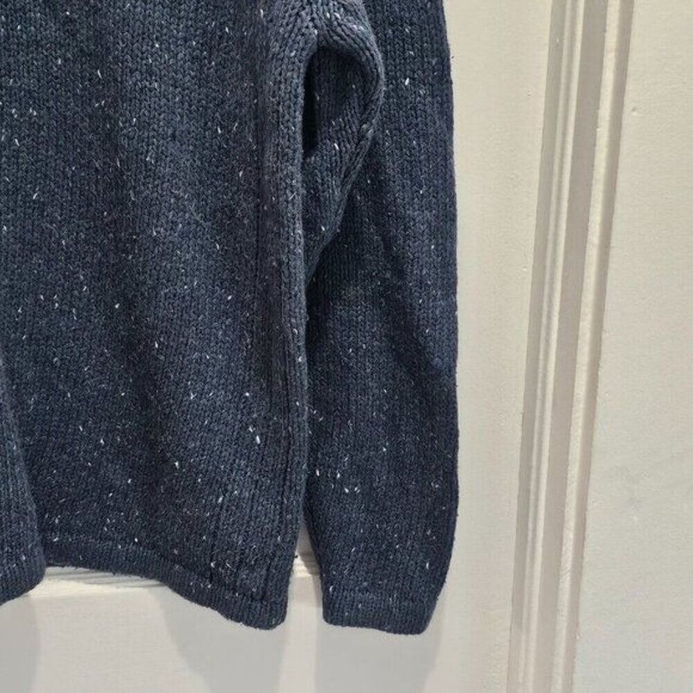NG Men's XL Blue Knit Sweater - Vintage Style Made In Hong Kong - Picture 7 of 15